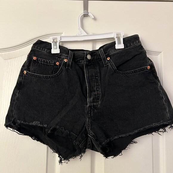 levi's 501 high rise jean short - Picture 1 of 5